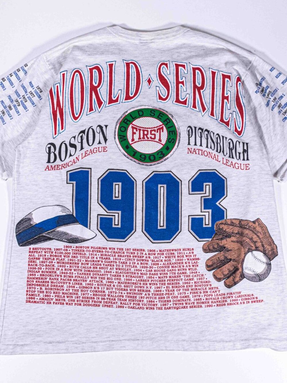 Vintage 1991 Minnesota Twins World Series Shirt L Long Gone Raw Hem Cut Sleeve